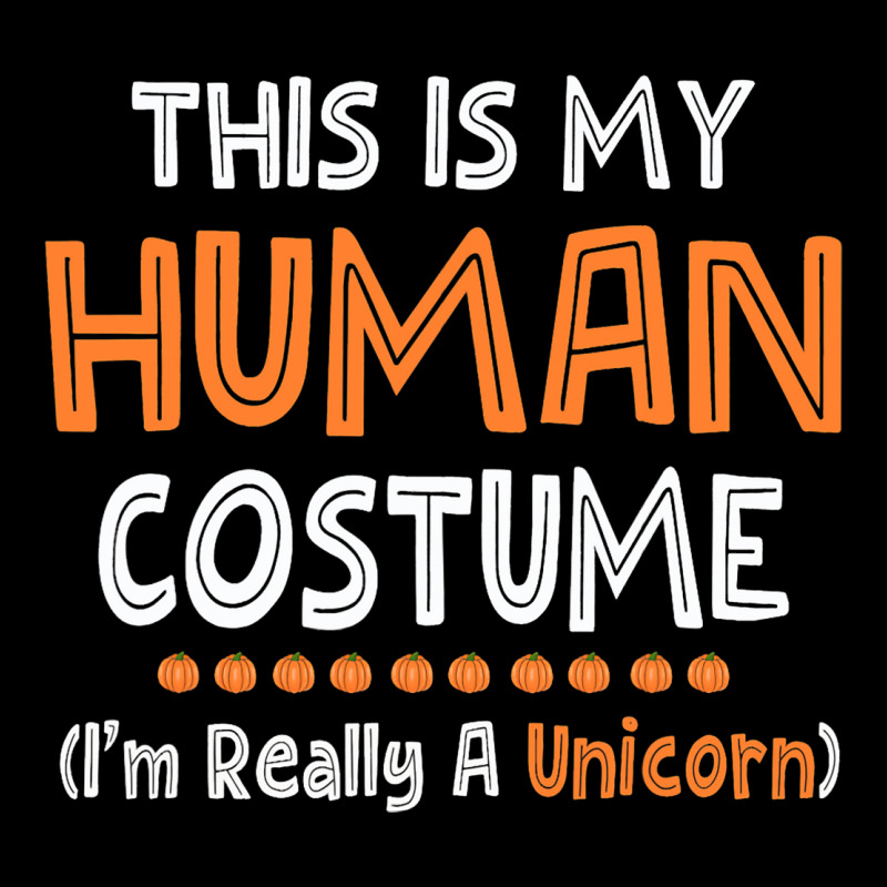 Halloween This Is My Human Costume Im Really A Uni Men's Long Sleeve Pajama Set by RowdyTroutman | Artistshot