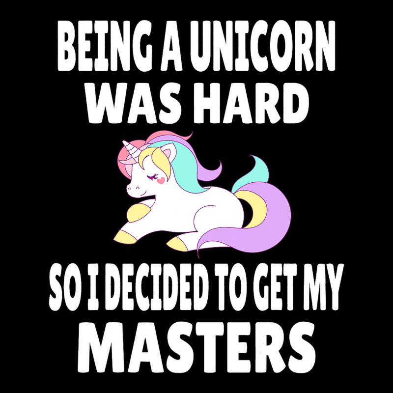 Funny Unicorn Masters Degree Graduation Gift M.s.  Long Sleeve Shirts | Artistshot