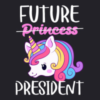 Future President Girls Feminist Unicorn 1 Unisex Sherpa-lined Denim Jacket | Artistshot