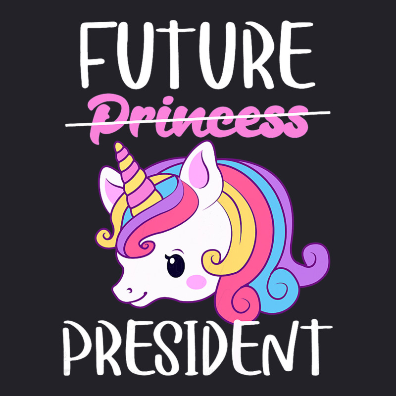 Future President Girls Feminist Unicorn 1 Unisex Sherpa-lined Denim Jacket | Artistshot