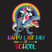 Happy Last Day Of School Rainbow Teacher Student G T-shirt | Artistshot