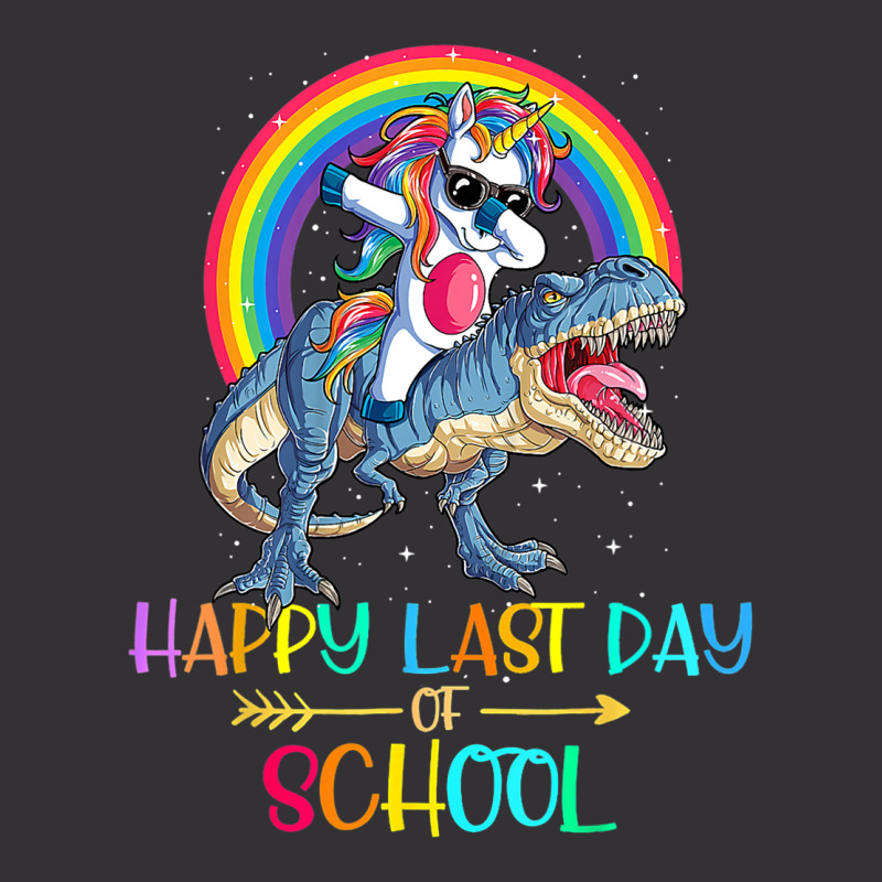 Happy Last Day Of School Rainbow Teacher Student G Vintage Short | Artistshot