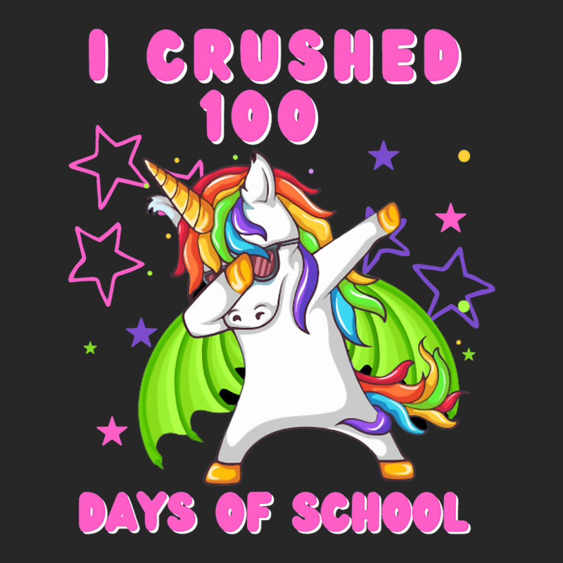 I Crushed 100 Days Of School Dabbing Dragon Unicor Men's T-shirt Pajama Set | Artistshot