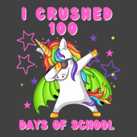 I Crushed 100 Days Of School Dabbing Dragon Unicor Vintage T-shirt | Artistshot