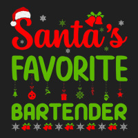 Funny Christmas Santas Favorite Bartender Merry Xm Ladies Polo Shirt | Artistshot