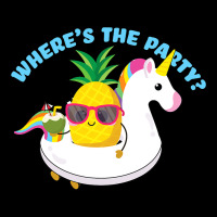 Funny Unicorn Pineapple Swingers Wheres The Party Pocket T-shirt | Artistshot