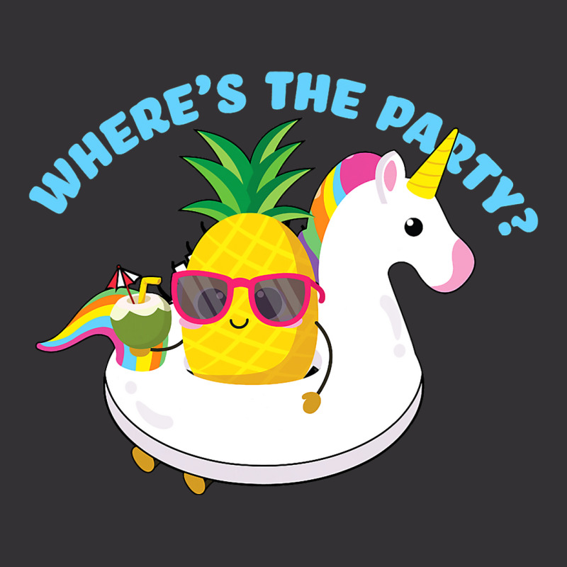 Funny Unicorn Pineapple Swingers Wheres The Party Vintage Short | Artistshot