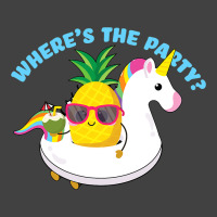 Funny Unicorn Pineapple Swingers Wheres The Party Vintage T-shirt | Artistshot