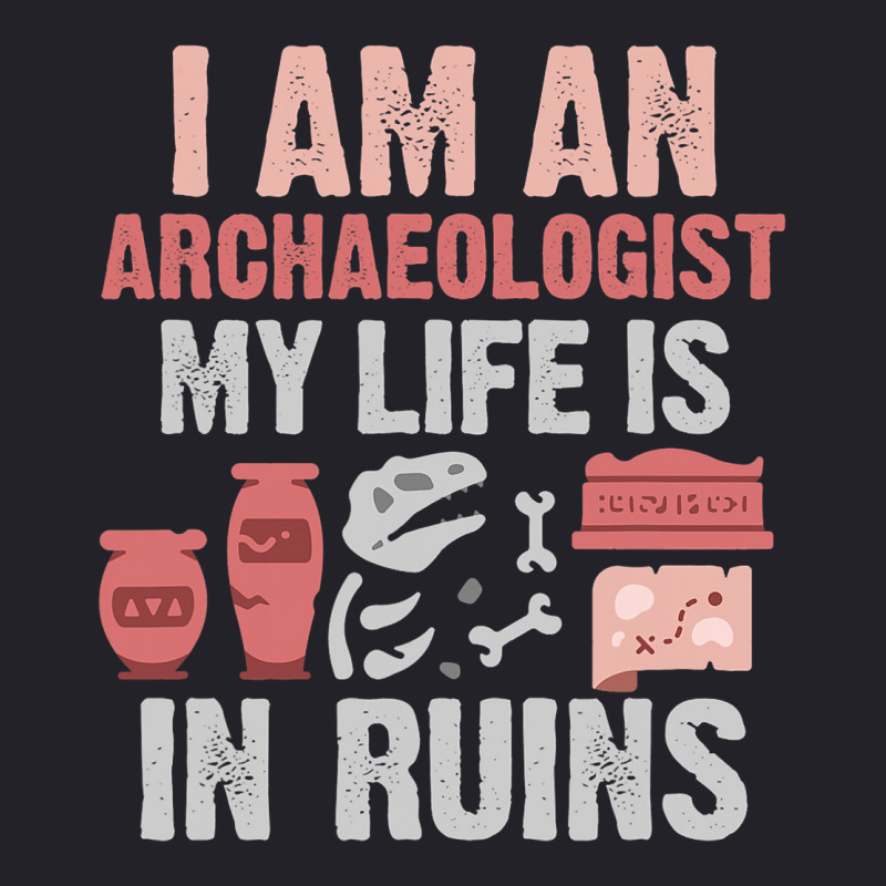 I Am An Archaeologist My Life Is In Ruins Unisex Sherpa-lined Denim Jacket | Artistshot