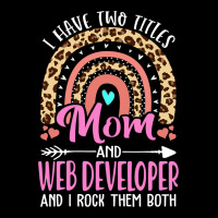 I Have Two Tittles Mom And Web Developer Mothers D Men's Long Sleeve Pajama Set | Artistshot