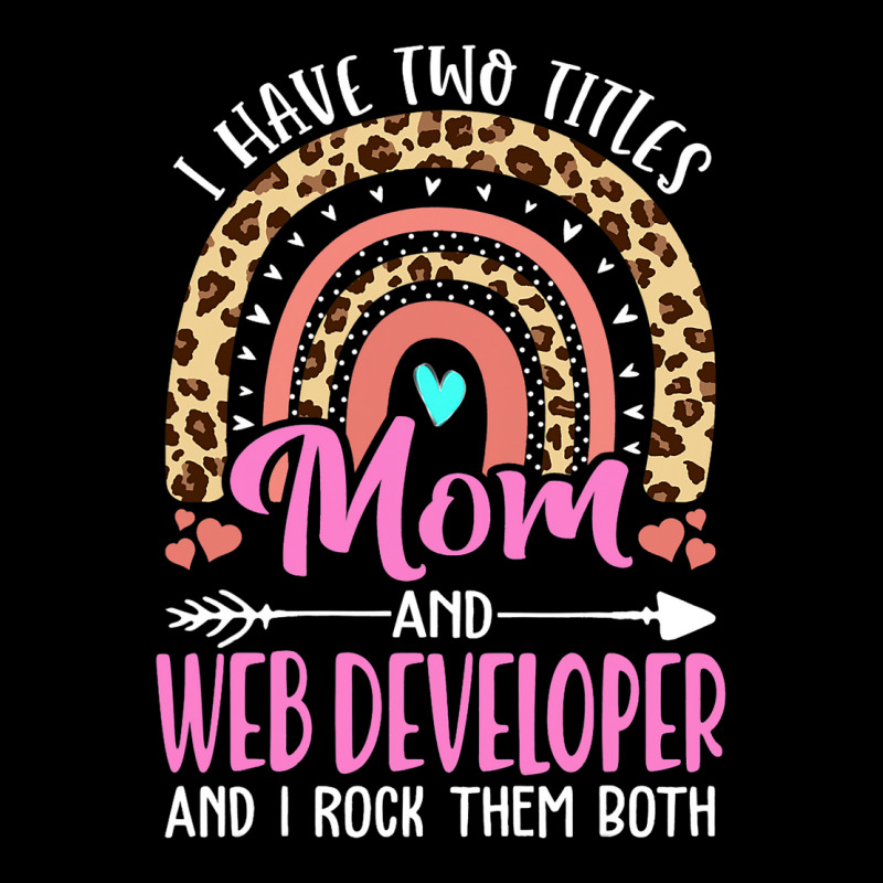 I Have Two Tittles Mom And Web Developer Mothers D Men's Long Sleeve Pajama Set | Artistshot