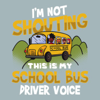 Funny Im Not Shouting This Is My School Bus Driver Unisex Sherpa-lined Denim Jacket | Artistshot