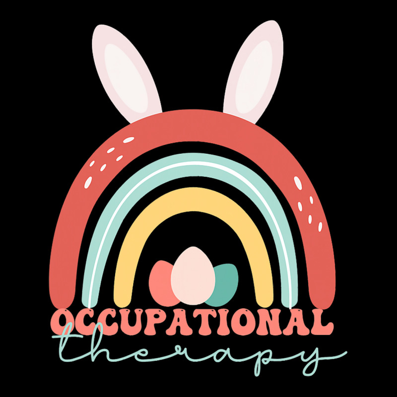 Funny Easter Occupational Therapy Rainbow Cool Ot  Cropped Hoodie | Artistshot