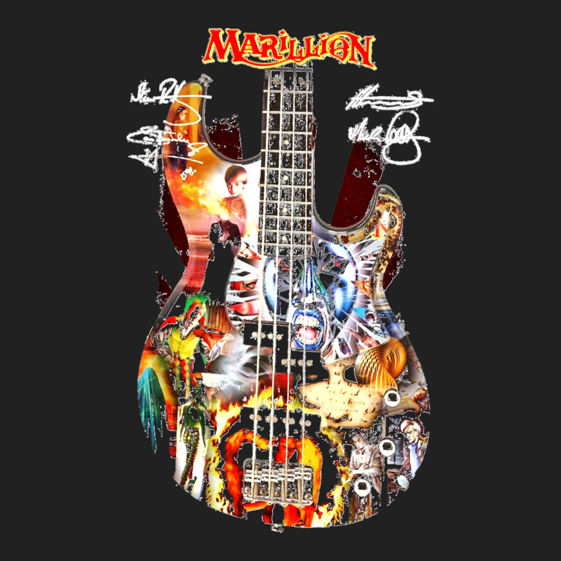 Marillion Guitar Signatures Classic Basic T-shirt by cm-arts | Artistshot