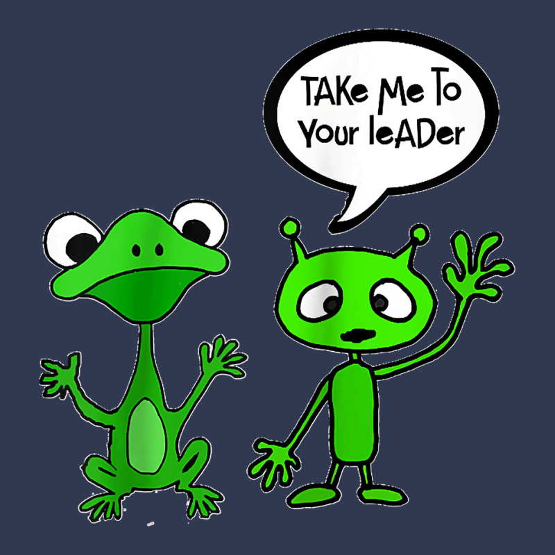 Smilemoretees Funny Martian Alien And Frog Take Me To Leader Raglan Ba Basic T-shirt | Artistshot