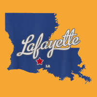 Lafayette Louisiana La Map T Shirt Basic T-shirt | Artistshot