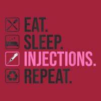 Eat Sleep Injections Repeat Lip Filler Nurse Injector Basic T-shirt | Artistshot