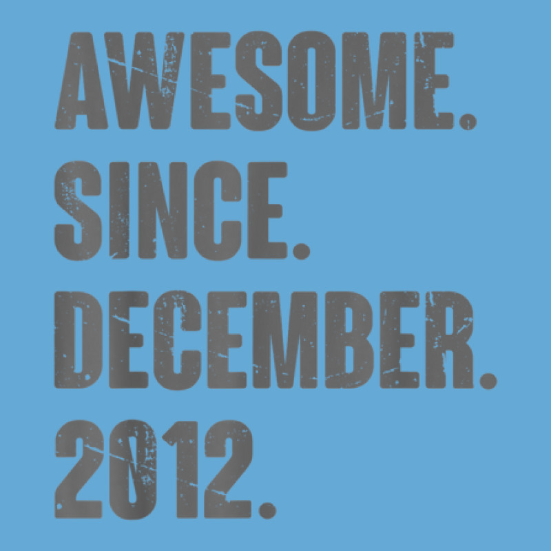 Awesome Since December 2012 10 Year Old 10th Birthday Bday Basic T-shirt | Artistshot