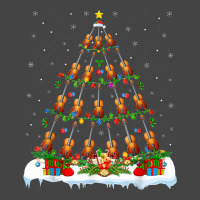 Funny Violin Christmas Tree Lights Santa Violin Xmas Basic T-shirt | Artistshot