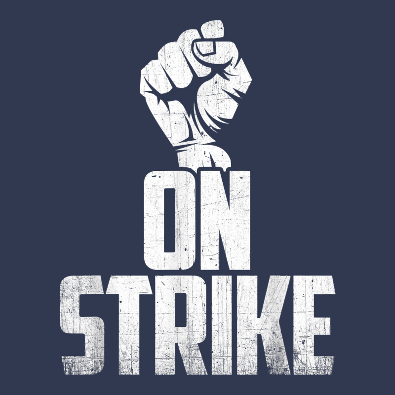 On Strike Solidarity Fist   Protest Union Worker Distressed T Shirt Basic T-shirt | Artistshot