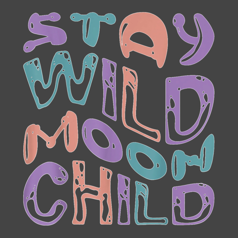 Wavy Retro Groovy   Stay Wild Moon Child T Shirt Basic T-shirt | Artistshot