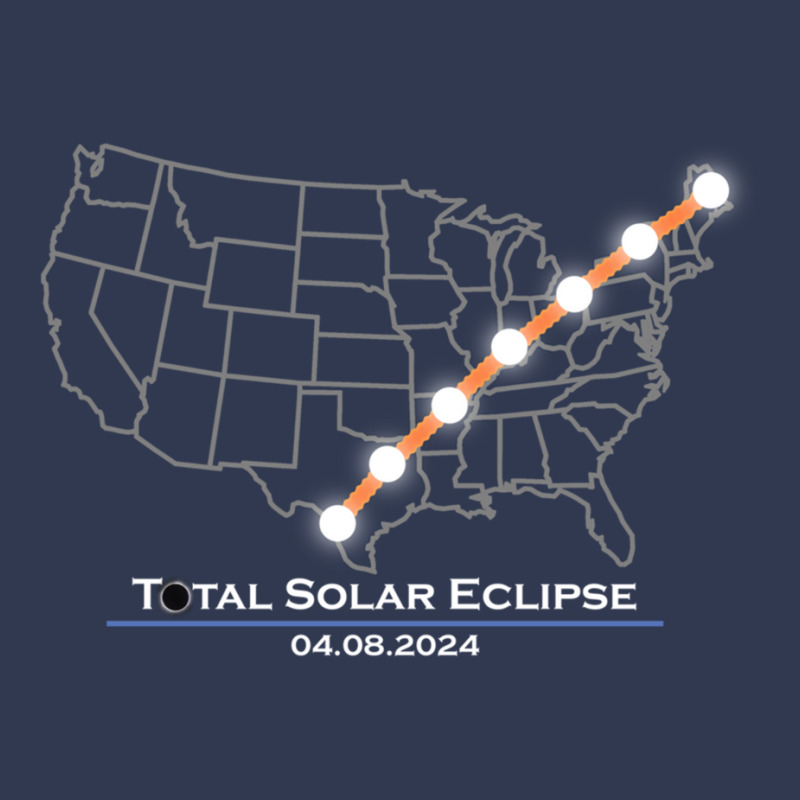 America Totality Total Solar Eclipse April 8 2024 T Shirt Basic Youth T-shirt by cm-arts | Artistshot