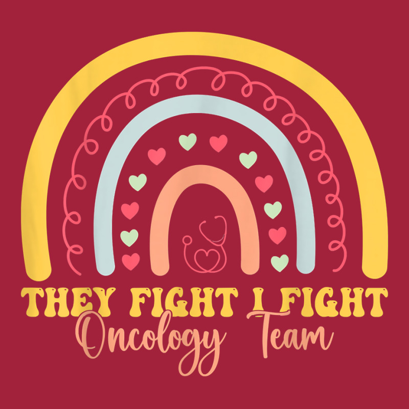 They Fight I Fight Oncology Team Oncology Nurse T Shirt Basic Youth T-shirt by cm-arts | Artistshot