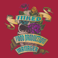 Food Production Manager Inked Skull Tattoo Backside Design Basic Youth T-shirt | Artistshot