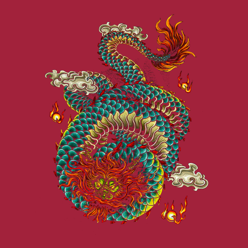 Chinese Dragon, Oriental Vintage, Symbolic, East Asian Culture, Japane Basic Youth T-shirt | Artistshot