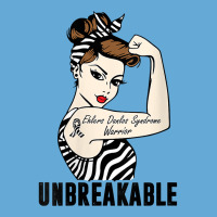 Womens Ehlers Danlos Syndrome Warrior Unbreakable Strong Woman V Neck Basic Youth T-shirt | Artistshot