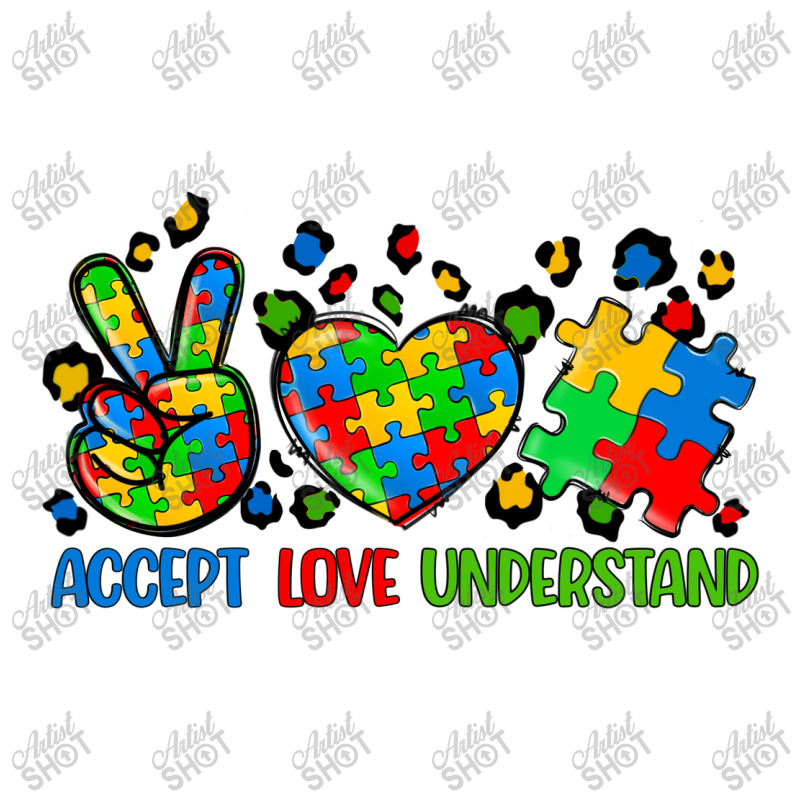 Accept Love Understand Autism Raglan Crop Top by CowGirlArtShop | Artistshot