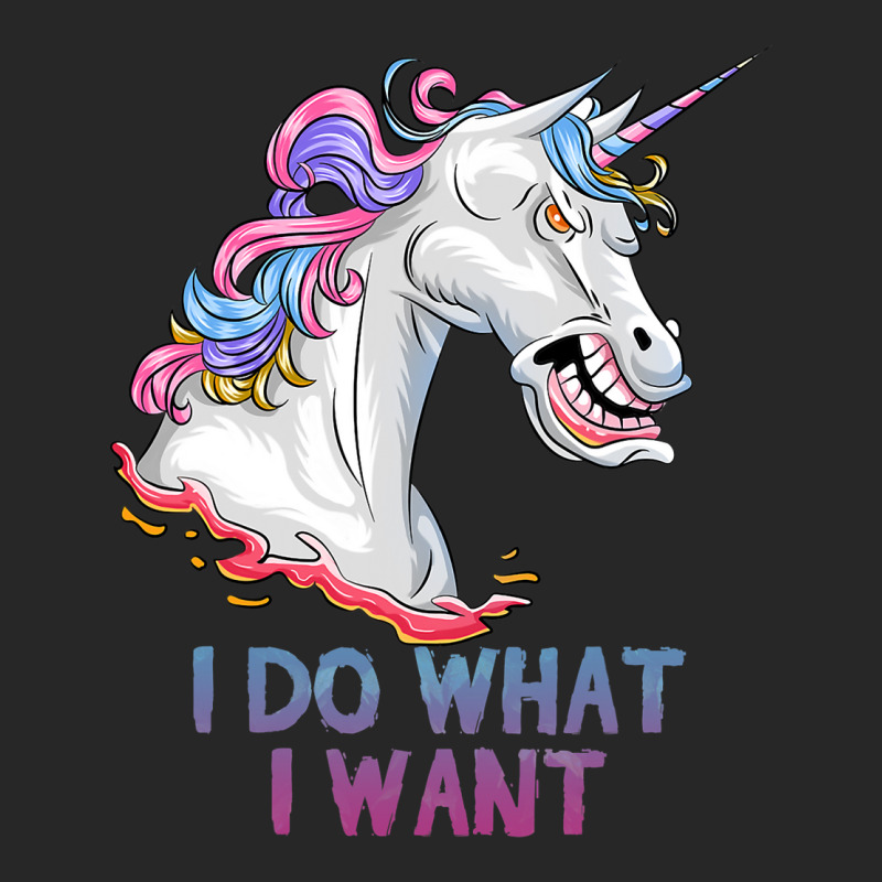 I Do What I Want Funny Angry Unicorn Men's T-shirt Pajama Set by KochDestines | Artistshot