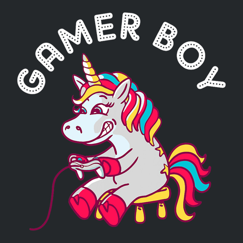 Gamer Boy Unicorn Gaming Cute Video Game Crewneck Sweatshirt | Artistshot