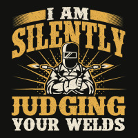 I Am Silently Judging Your Welds Welder Constructi Scorecard Crop Tee | Artistshot