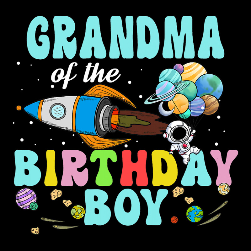 Grandma Of The Birthday Astronaut Boy Space Party Lightweight Hoodie | Artistshot