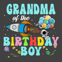 Grandma Of The Birthday Astronaut Boy Space Party Vintage T-shirt | Artistshot