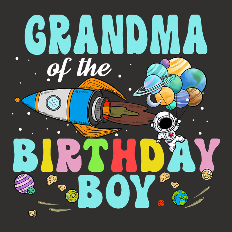 Grandma Of The Birthday Astronaut Boy Space Party Champion Hoodie | Artistshot