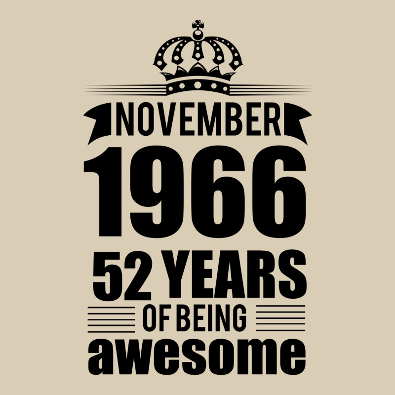 November 1966 52 Years Of Being Awesome Classic T-shirt | Artistshot