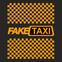 Funny Fake Taxi Yellow Cab Driver Ladies Fitted T-shirt | Artistshot