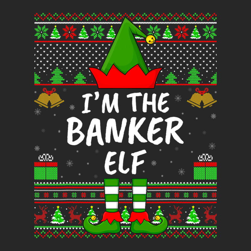 Funny Family Matching Ugly Im The Banker Elf Chris Men's T-shirt Pajama Set by ISAACGODOY | Artistshot