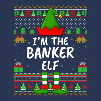 Funny Family Matching Ugly Im The Banker Elf Chris Men Denim Jacket | Artistshot