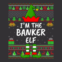 Funny Family Matching Ugly Im The Banker Elf Chris Vintage Hoodie | Artistshot