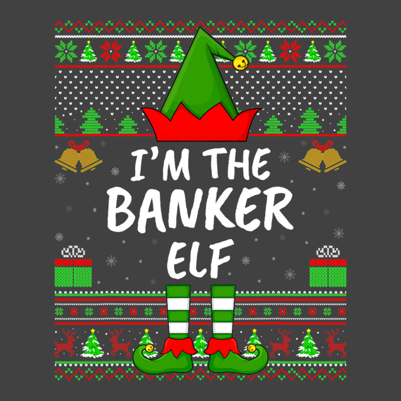 Funny Family Matching Ugly Im The Banker Elf Chris Vintage T-Shirt by ISAACGODOY | Artistshot