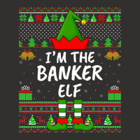 Funny Family Matching Ugly Im The Banker Elf Chris Champion Hoodie | Artistshot