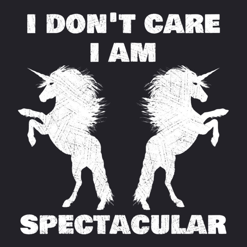 I Dont Care I Am Spectacular Unicorn Funny Gift Unisex Sherpa-lined Denim Jacket | Artistshot