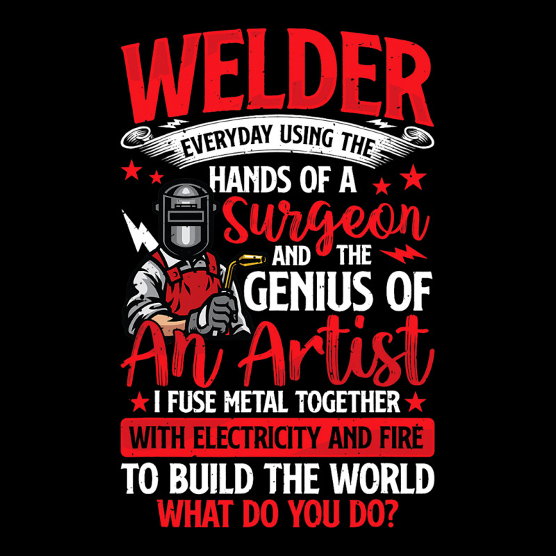 Hands Of A Surgeon Welder Funny Welding Men Women  Men's 3/4 Sleeve Pajama Set | Artistshot