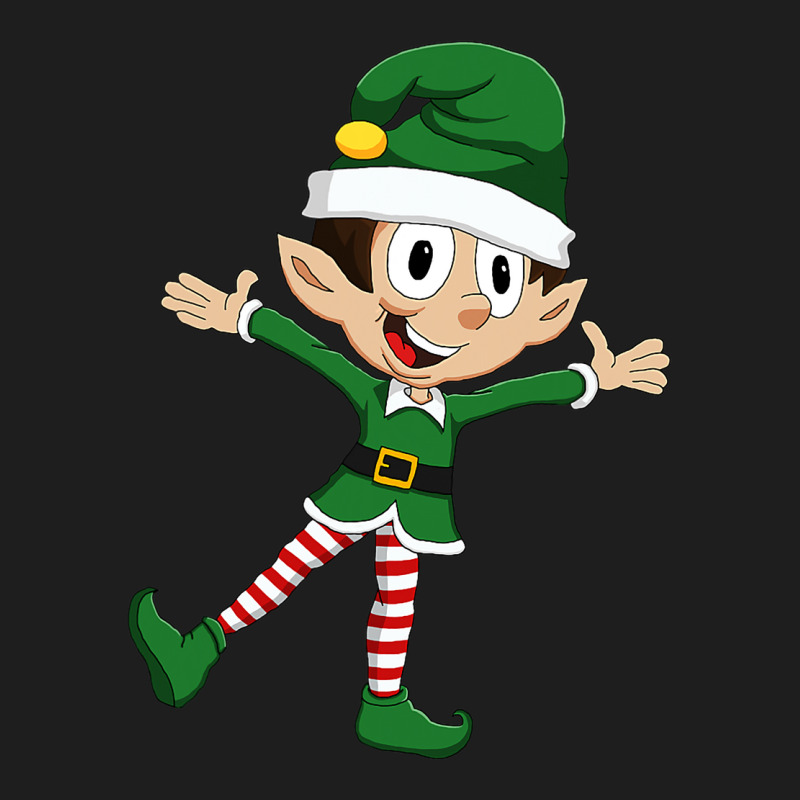 Happy Cute Little Elf Christmas Xmas Seasonal Holi Classic T-shirt | Artistshot