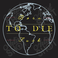 Borntodie  Globe Earth Mapping T-shirt | Artistshot