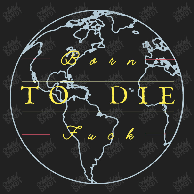 Borntodie  Globe Earth Mapping Basic T-shirt | Artistshot