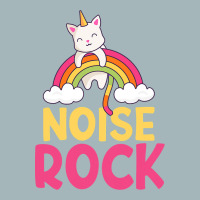 Funny Colorful Noise Rock Rainbow Cat Unicorn Unic Unisex Sherpa-lined Denim Jacket | Artistshot